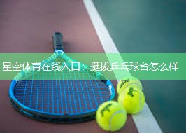 星空体育在线入口：挺拔乒乓球台怎么样