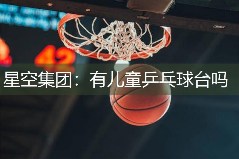 星空集团：有儿童乒乓球台吗